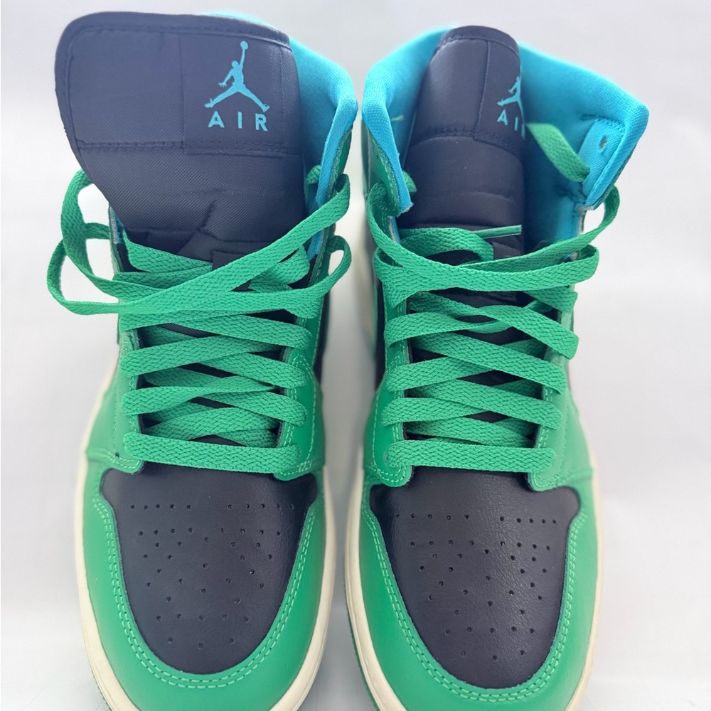 Nike Emerald and Teal High-Top Sneakers - Picture 4 of 6